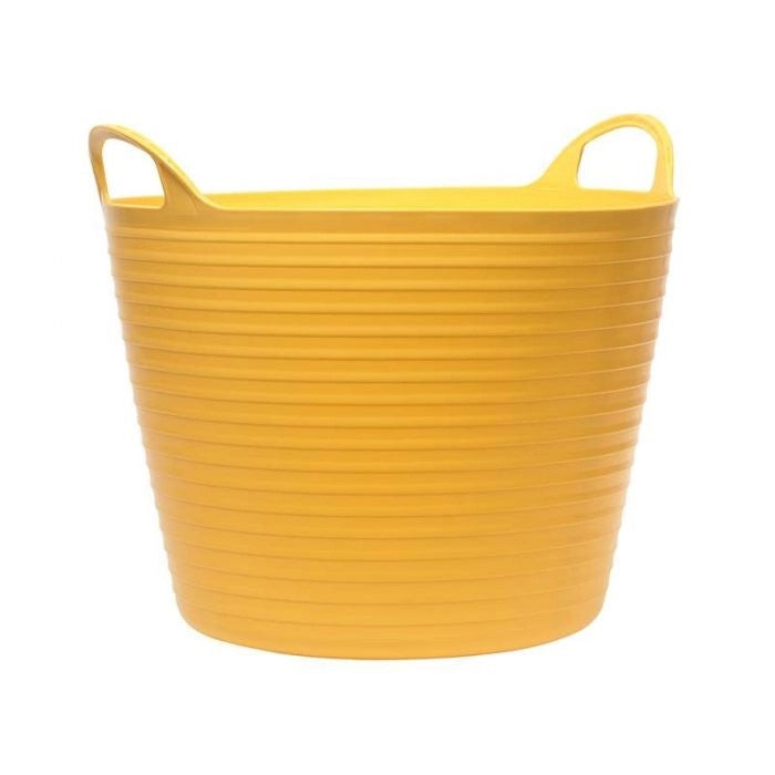 Plasticforte Recycled Flexi Tub 15Ltr - Mustard Plasticforte Recycled Flexi Tub 15Ltr - Mustard